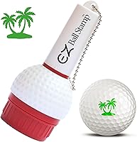 Vista 16 de Sello de Bola de Golf/Sello - Marcador de Tinta de Secado Ultra Rápido y Sin Manchas para Personalizar Tu Bola (Toro Rojo)