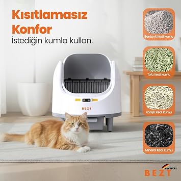 Pure Cat Otomatik Akıllı Kedi Tuvaleti