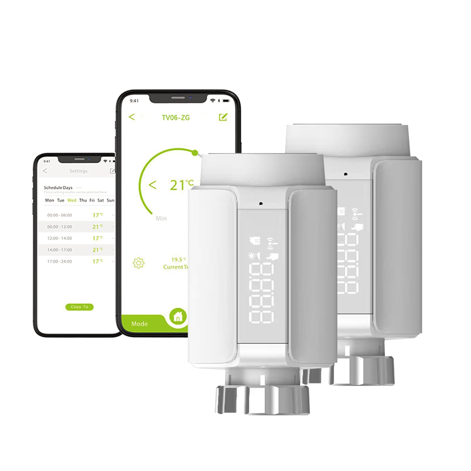 Inteligentny termostat Zigbee zawór chłodnicy, sterowanie aplikacją Smart Life, współpracuje z Alexą, sterowanie głosowe Googlehome