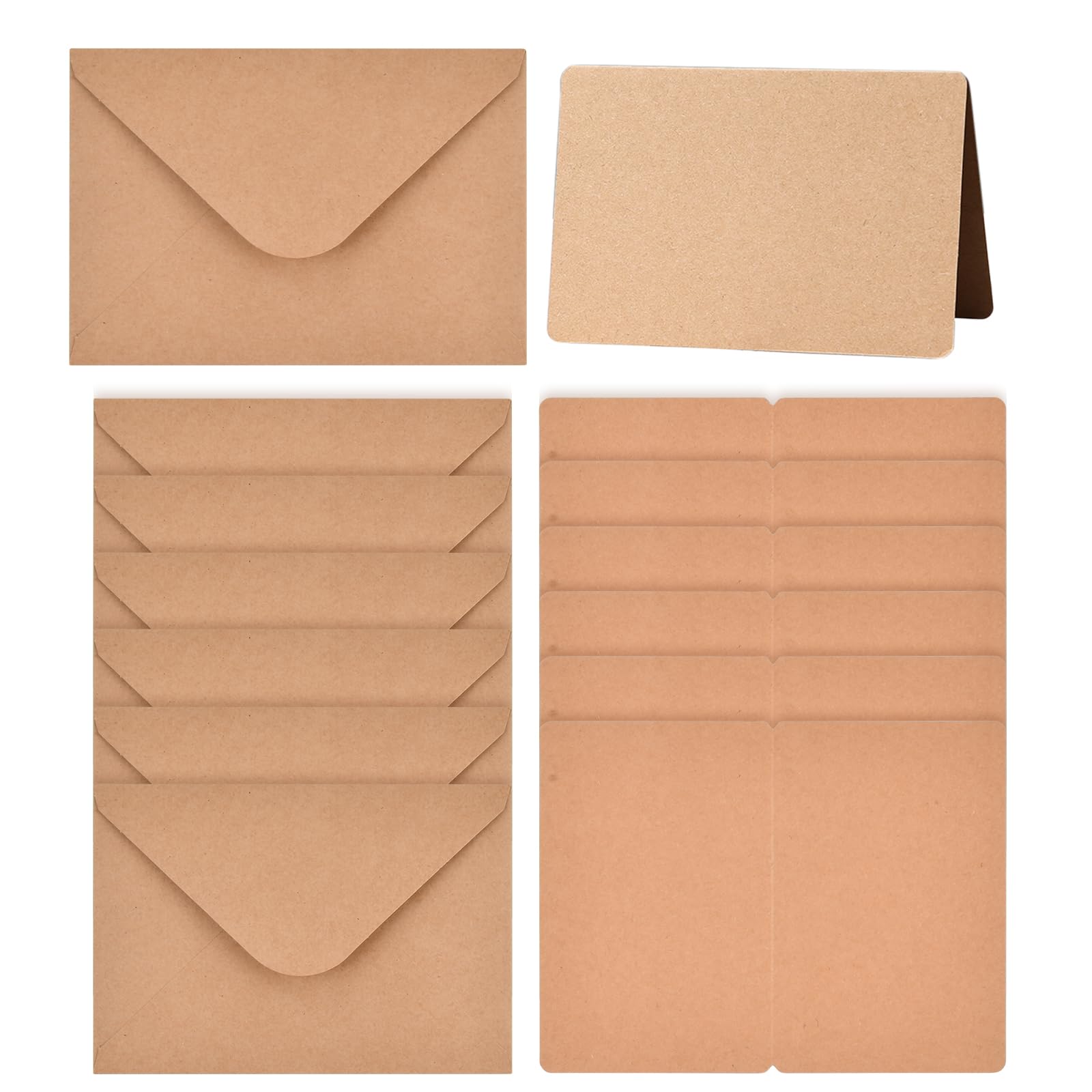 Ideen Mit Herz Tarjetas De Papel Kraft Con Sobre | Set
