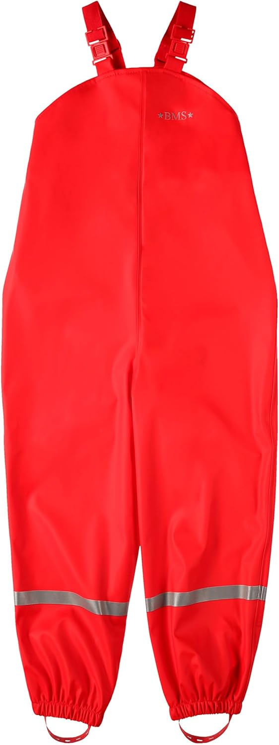 BMS® rain Pants for Children, mud Pants, 100% Waterproof, Skin-Friendly and softskin, Oeko-Tex, Durable for Girls and Boys