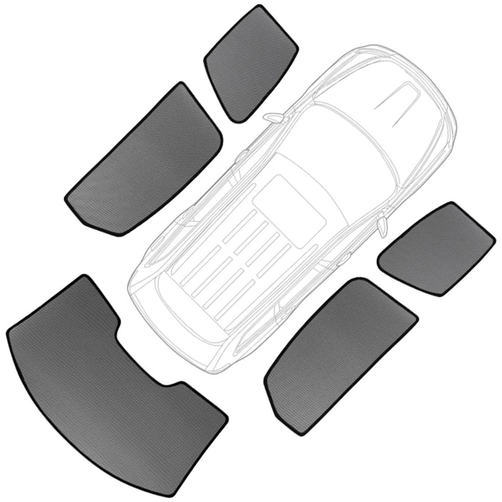 Voiture Pare-Soleil Fenêtre Latérale pour Ford Focus Sedan MK4 2019-2023