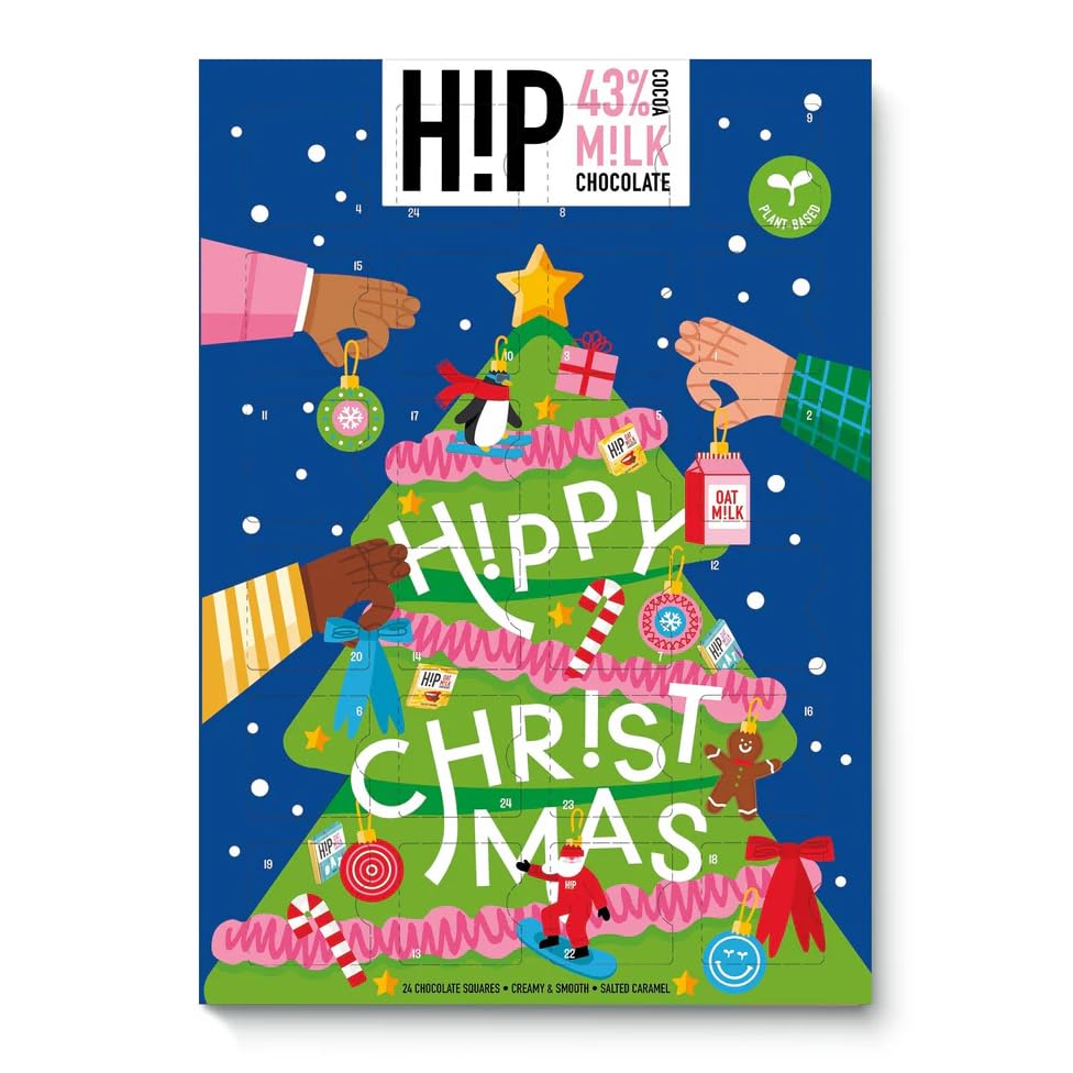 Sponsored Ad – Vegan Milk Chocolate Advent Calendar 2025 – 25 Plant-Based Oat Milk Chocolates in Two Festive Flavours – Plastic-Free, Ethically Sourced & Sustainable Christmas Countdown – 120g