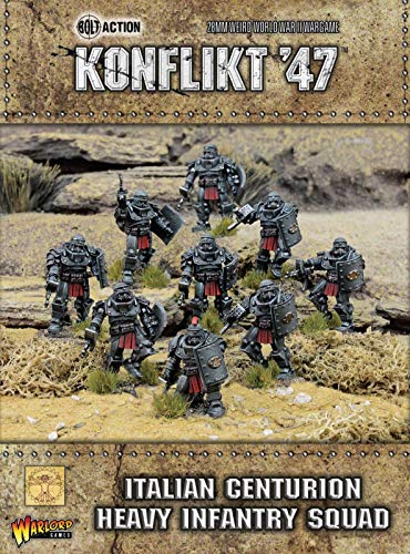 Italian Centurion Heavy Infantry Squad for Konflikt 47 Highly Detailed 28mm Scale Miniatures by Warlord Games