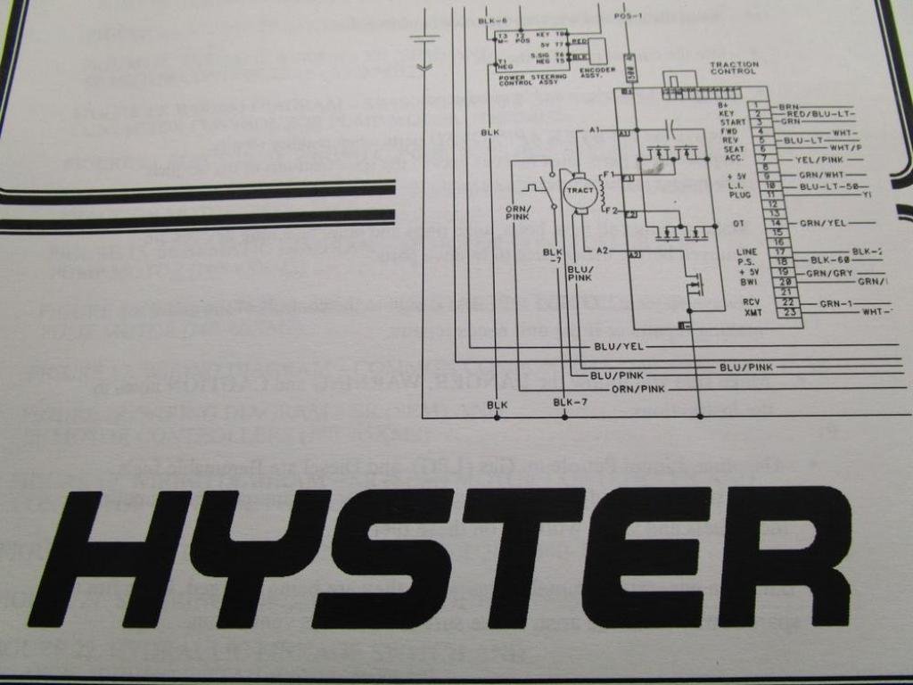 Hyster 1464329 Electrical Diagrams E25-65XM2 J40-65XM2 N30XMH2 