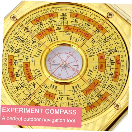 Brújula Feng Shui Pan 10cm Aleación Precisa Impermeable miniatura 7