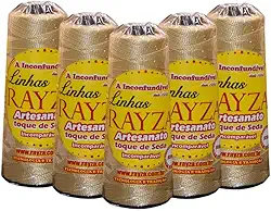 Linhas para crochê Rayza Artesanato Grossa tex 288 - Cor 060 - Rafia