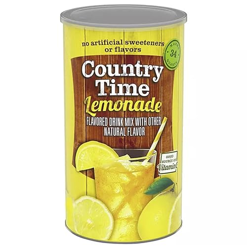 Country Time - Mezcla de bebida de limonada en polvo 825 onzas 1 paquete