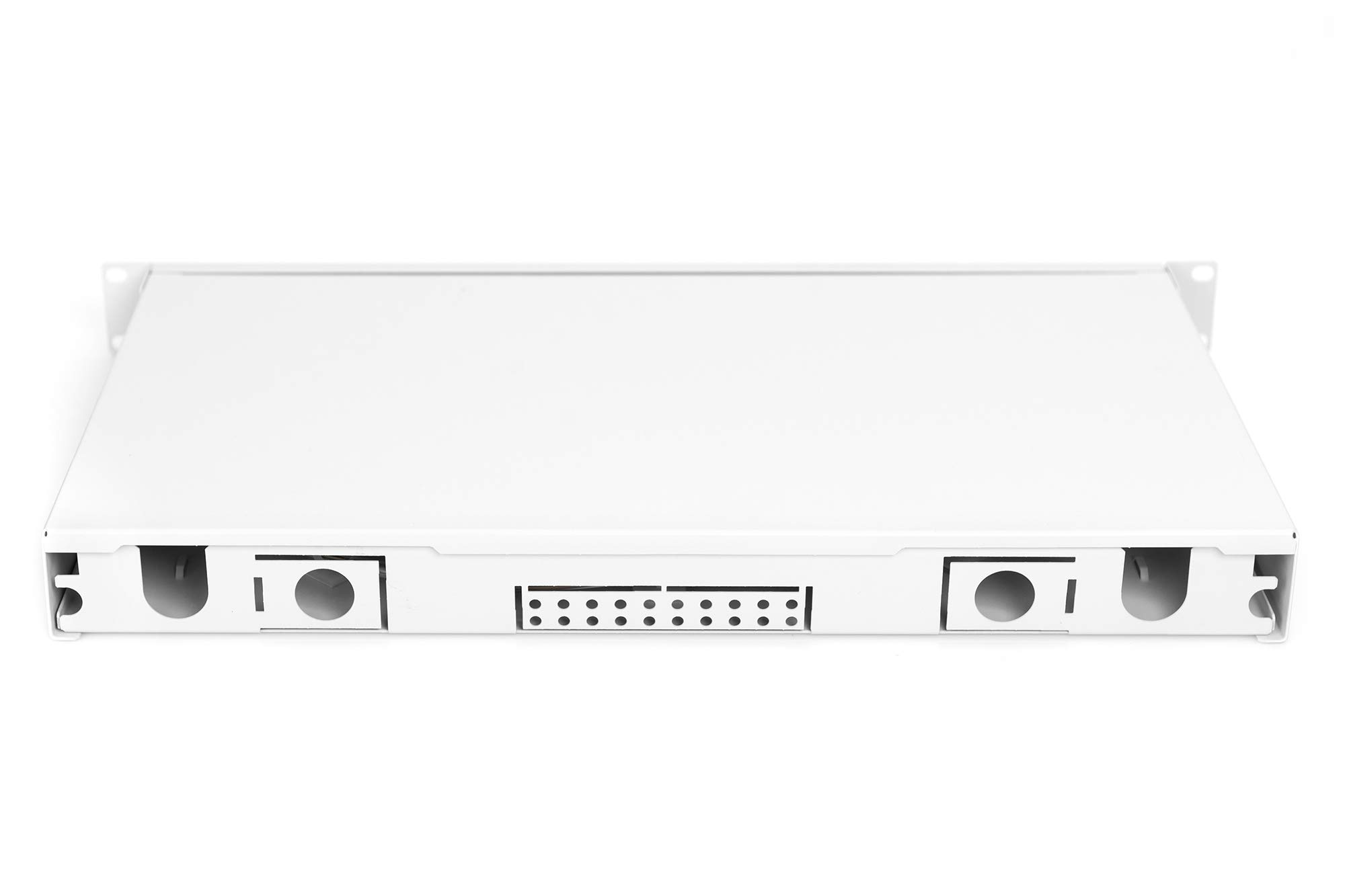 DIGITUS boîte d'épissure Fibre Optique 6 couplages - LC - OS2-1U - 19 Pouces - Single-Mode Simplex - avec Cassette d'épissure - Montage en Rack