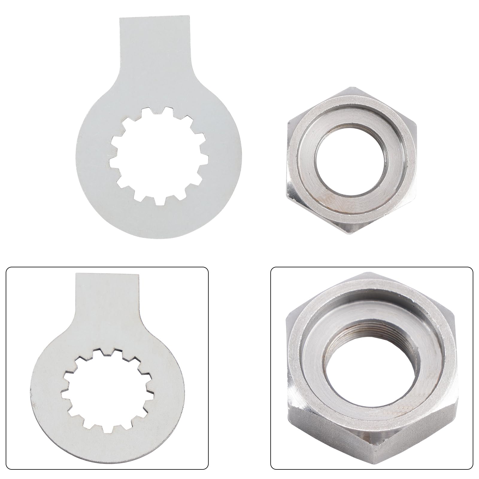 Amazon.com: Topteng Front Sprocket Nut Lock Washer Tab Kit for