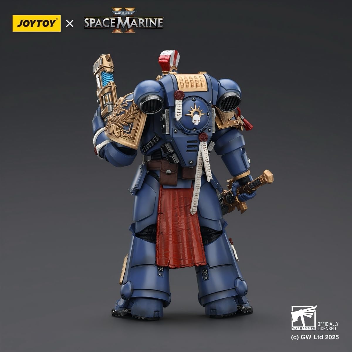 JOYTOY Warhammer 40,000 ActionFigures 1:18 Ultramarines Relic Primus Armour with Plasma Pistol and Combat Blade Collection Model Birthday Gifts