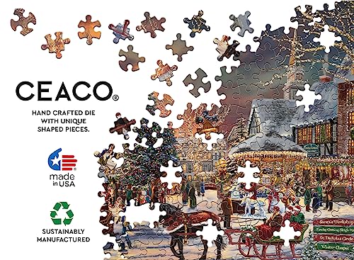 Ceaco 3328-56 Thomas Kinkade - Holiday - Christmas Festival - 1000 Piece Jigsaw Puzzle thumb #4
