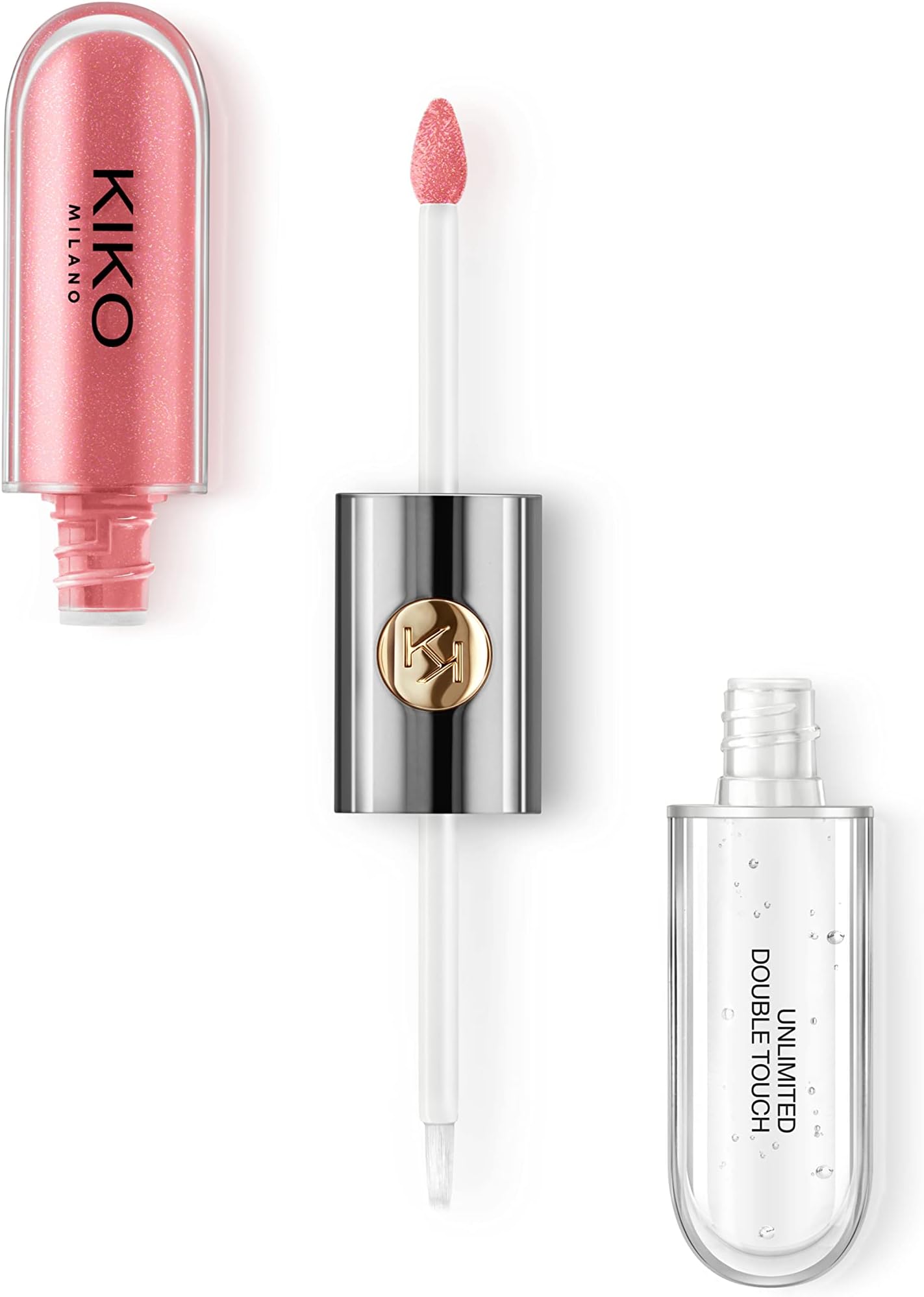 KIKO Milano Unlimited Double Touch 112 | Liquid lipstick with a bright finish in a two-step application. Lasts up to 12 hours. No-transfer base colour