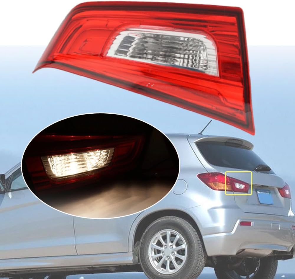 Rear Reflector Tail Brake Light Stop Lamp, Driver Side Rear Bumper Reflector Brake Tail Light, 2011-2019 Compatible with Mitsubishi Outlander Sport ASX - Left