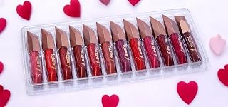 12pc/Box Unique 12 hours Superstay Long 5ML Different Liquid Matte Nude Beauty Colour Lipsticks Silky long Lasting Lipgloss Waterproof Shade Women Girls Lip Gloss Smooth Makeup Lipstick
