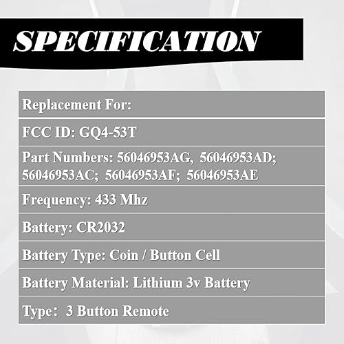 Miniatura 4 de MechanMagic Llavero Fobik de repuesto compatible con Dodge Ram 1500 2013-2021 2500 3500 4500 5500 HD 2013-2018 Pickup Truck Control remoto de