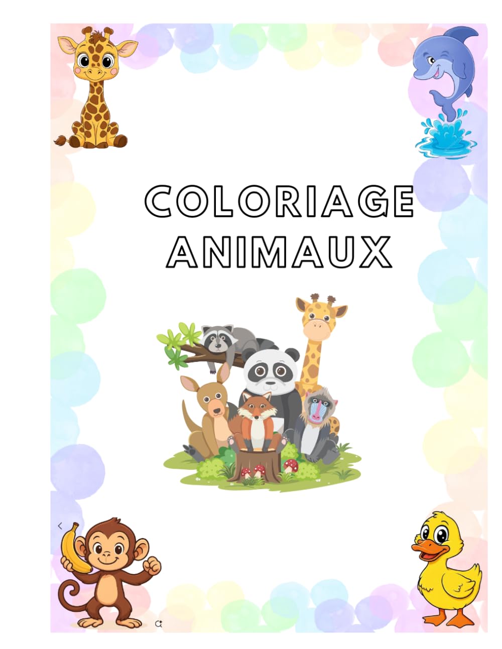 Cahier de coloriage pour enfant 4-8ans