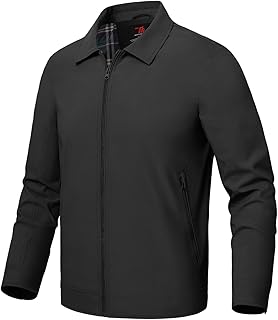 Rdruko Men's Light Jackets Windbreaker Spring Fall Lightweight Jackets Caual Stylish Jacket with Pockets