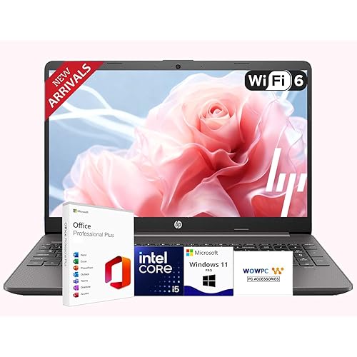 HP Latest 15.6" FHD Laptop with Microsoft Office, Intel Core i5-1335U Processor(Beat 12th i7), Wi-Fi 6, Copilot AI, 32GB RAM | 1TB PCIe SSD, Win11 Pro, for Work&Study, w/WOWPC Recovery USB