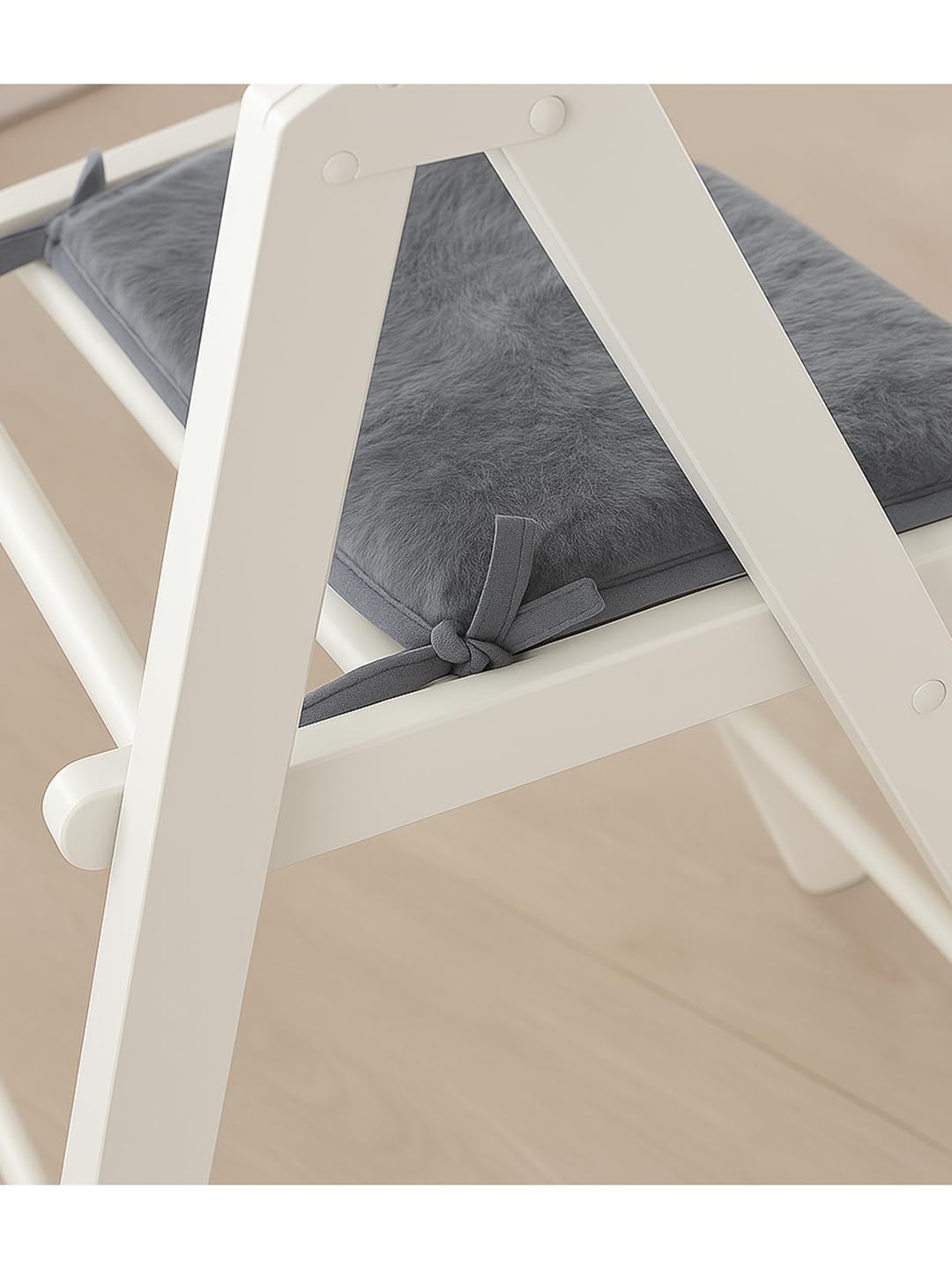 Cortina Chair Pads Slip Non Skid Square 16" x 16" Seat Cover, 6 Pack (Grey) 1