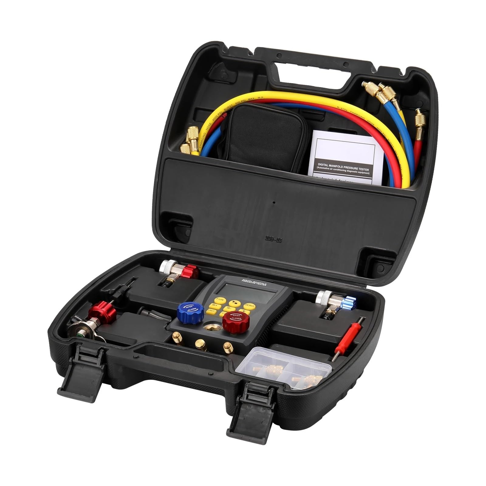 Druckmessgerät Kältetechnik Digital Vakuum Druck Verteiler Tester Verteiler Meter HVAC Temperatur Tester Für Heimwerker