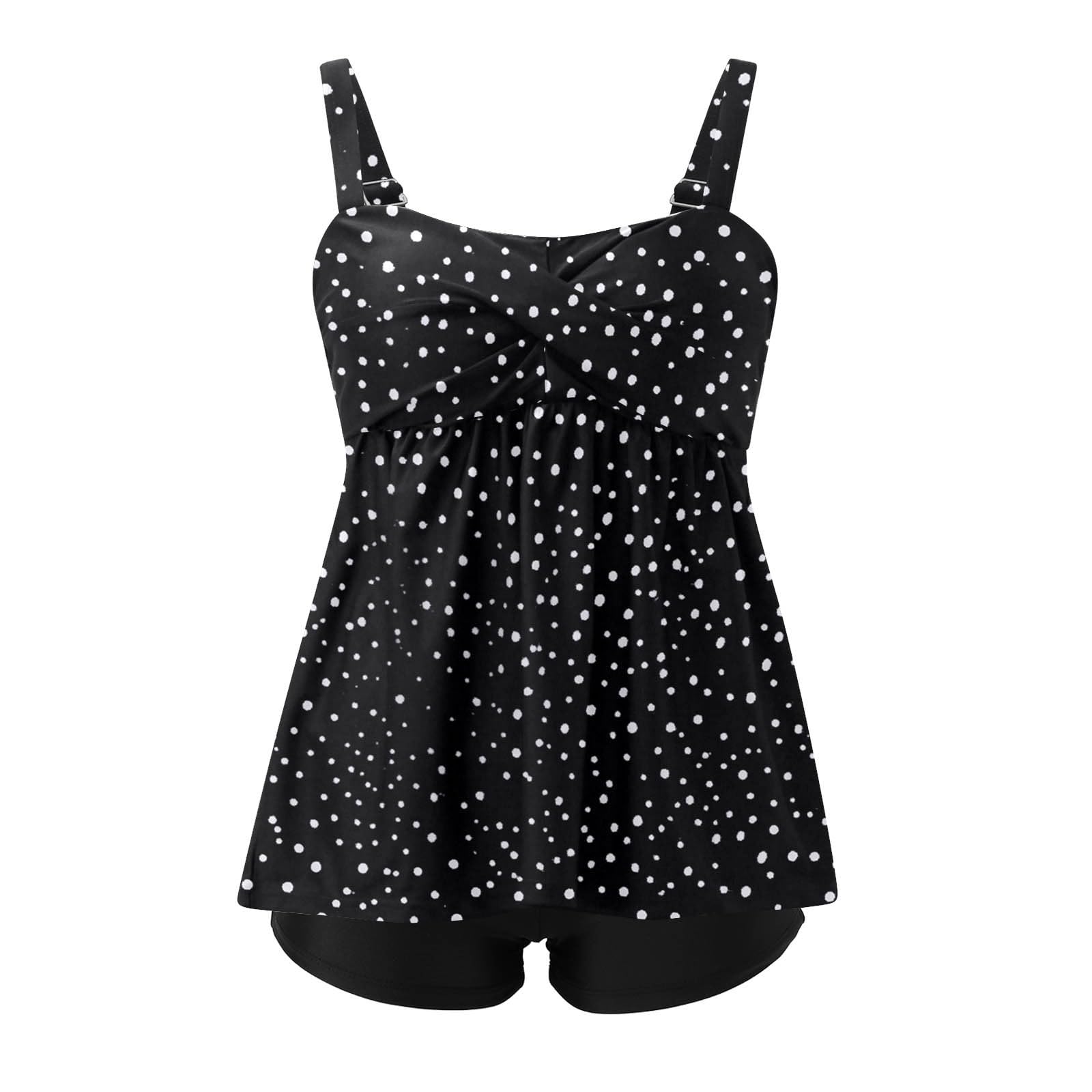 WWricotta Traje de baño Tankini de Talla Grande con Aros de sujeción y Tirantes Ajustables, en Fibres douces, léger y Confortable, Ideal para Loisirs nautiques, Moda 2025 UNE pièce