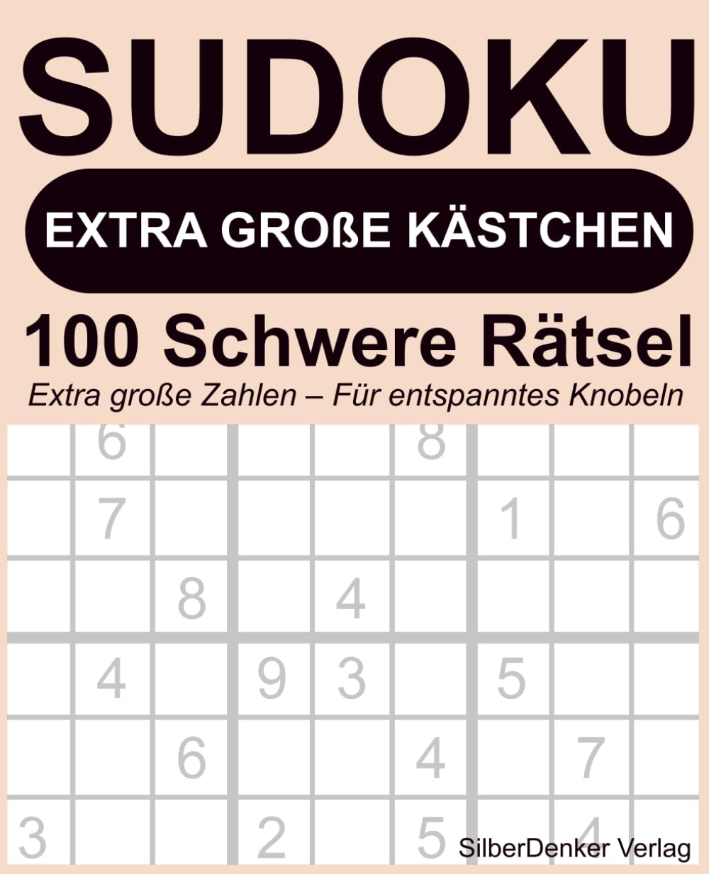 Sudoku – EXTRA GROSSE Kästchen: 100 schwere Rätsel für entspanntes Gehirntraining
