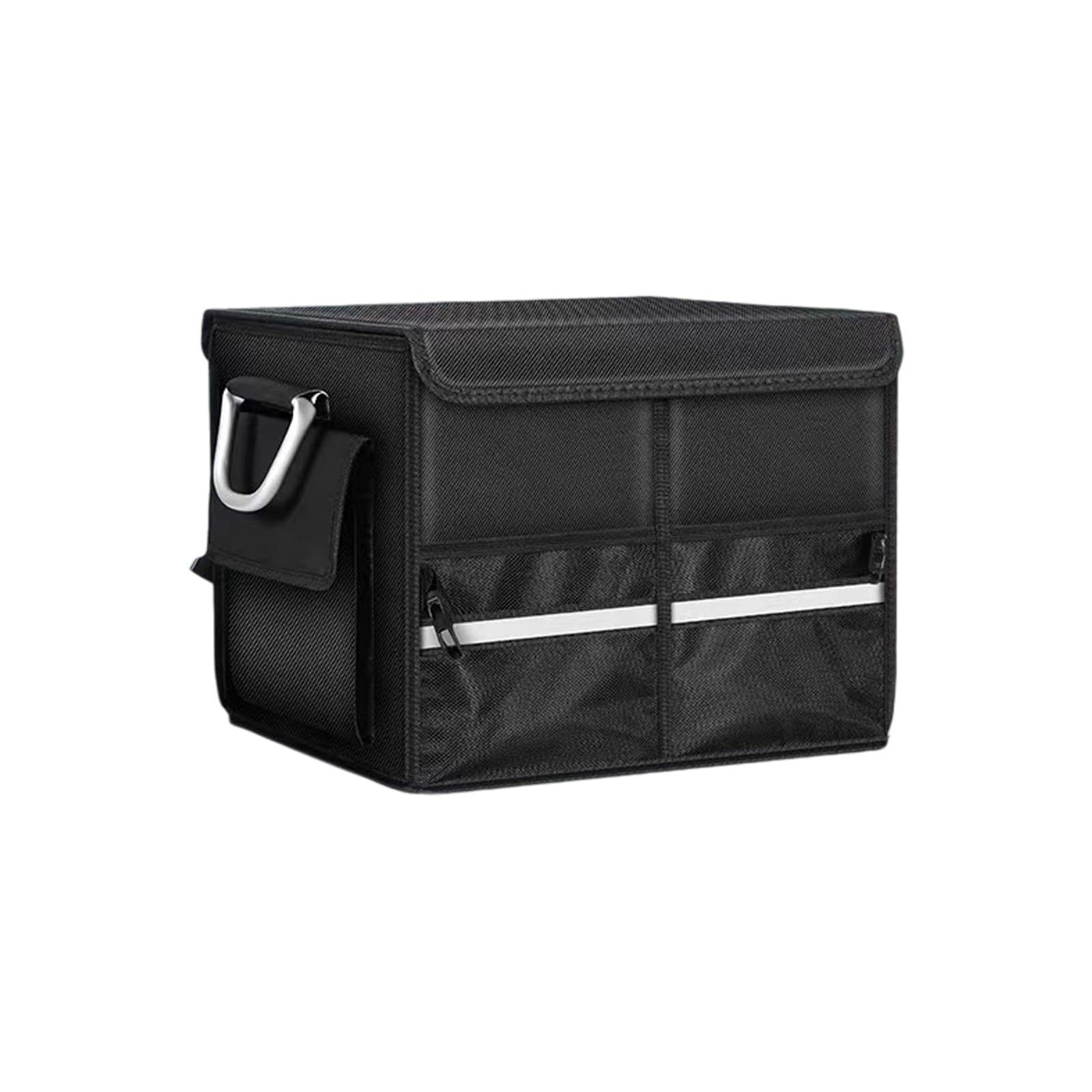 Shurhome Foldable Automotive Storage Container Large Capacity Multiple Compartment Car Trunk Organizers for Rear Organization Foldable Trunk Organizers
