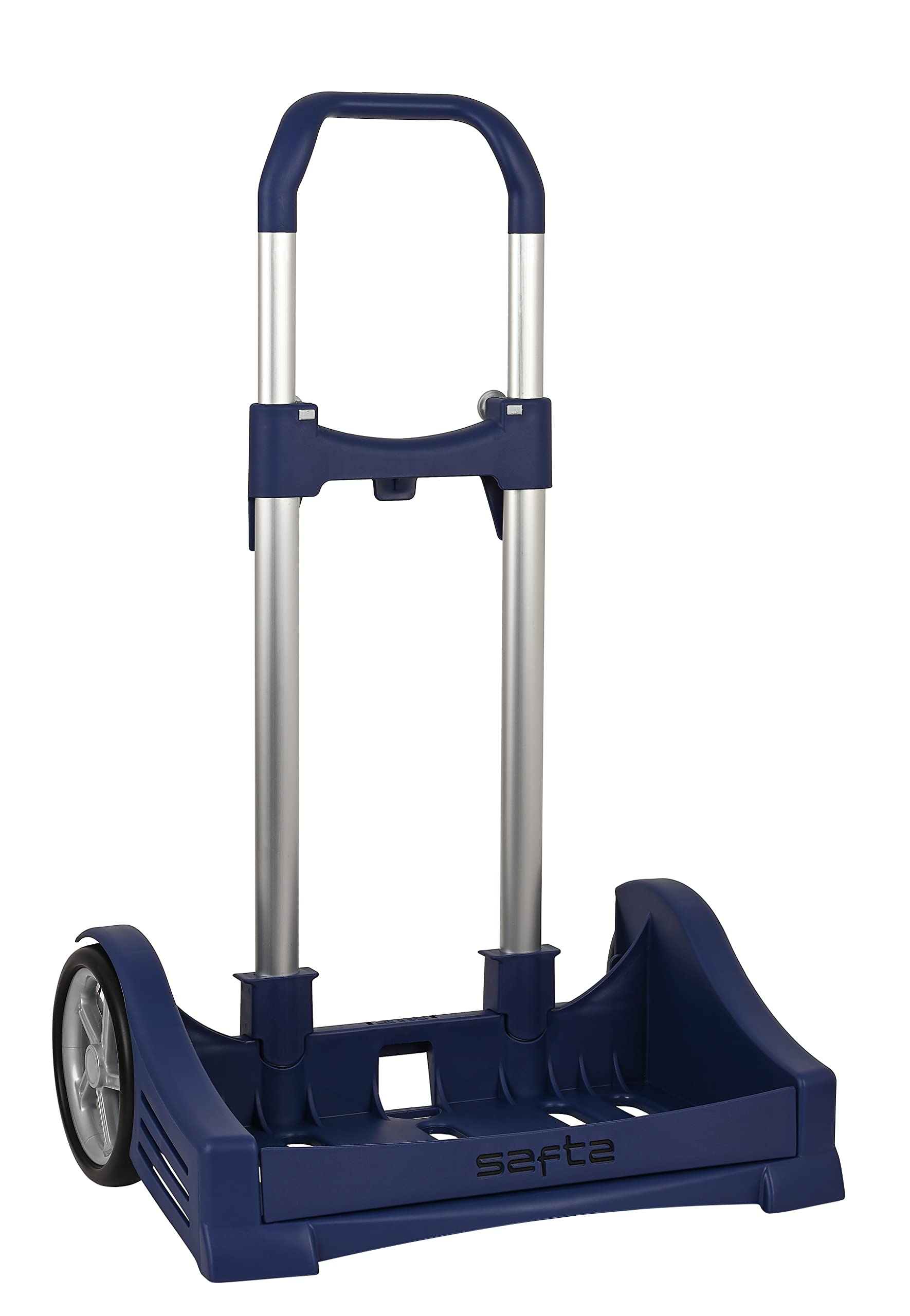 Safta Carro Evolution para Mochilas Escolares Plegable Ligero Resistente Diseño Único 400X280X850Mm, Azul