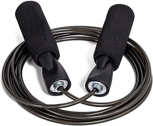 Skipping Rope Adult Fitness Jump Rope Gym Workouts & outdoor Training for Fat Burning Boxing, MMA & Interval Exercises Speed Fitness