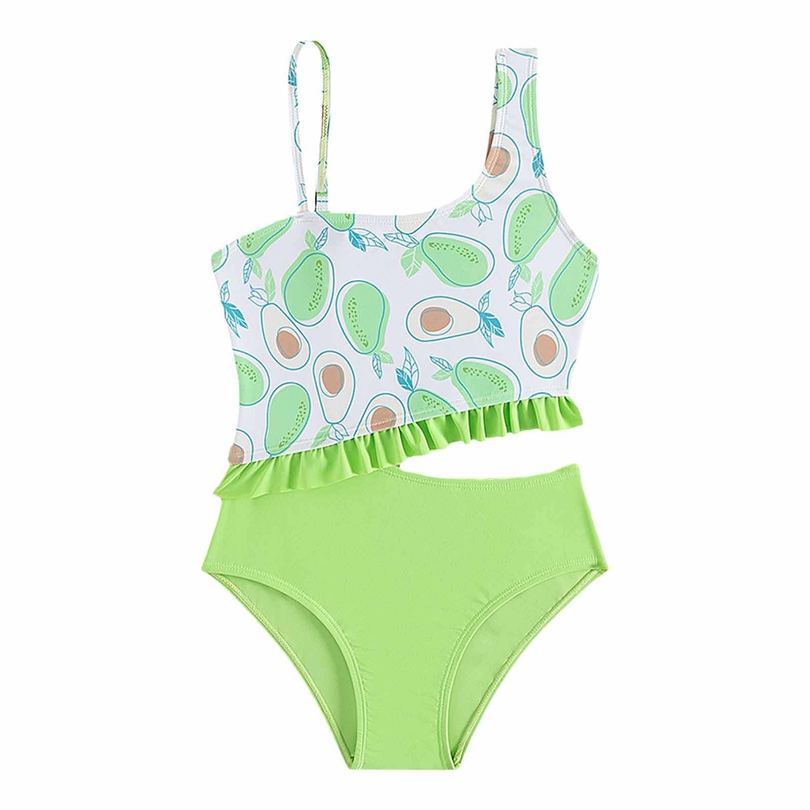 Swim Shirtgirls Niños Niño Niñas Primavera Verano Estampado Sin Mangas Vacaciones Chaleco Pantalones Cortos Playa Traje de Baño Ropa