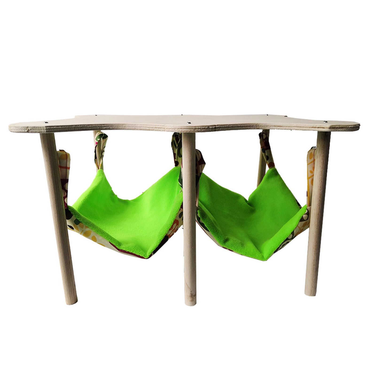 Lit hamster hamac suspendu en bois coloré et nid de couchage pour oiseau perroquet