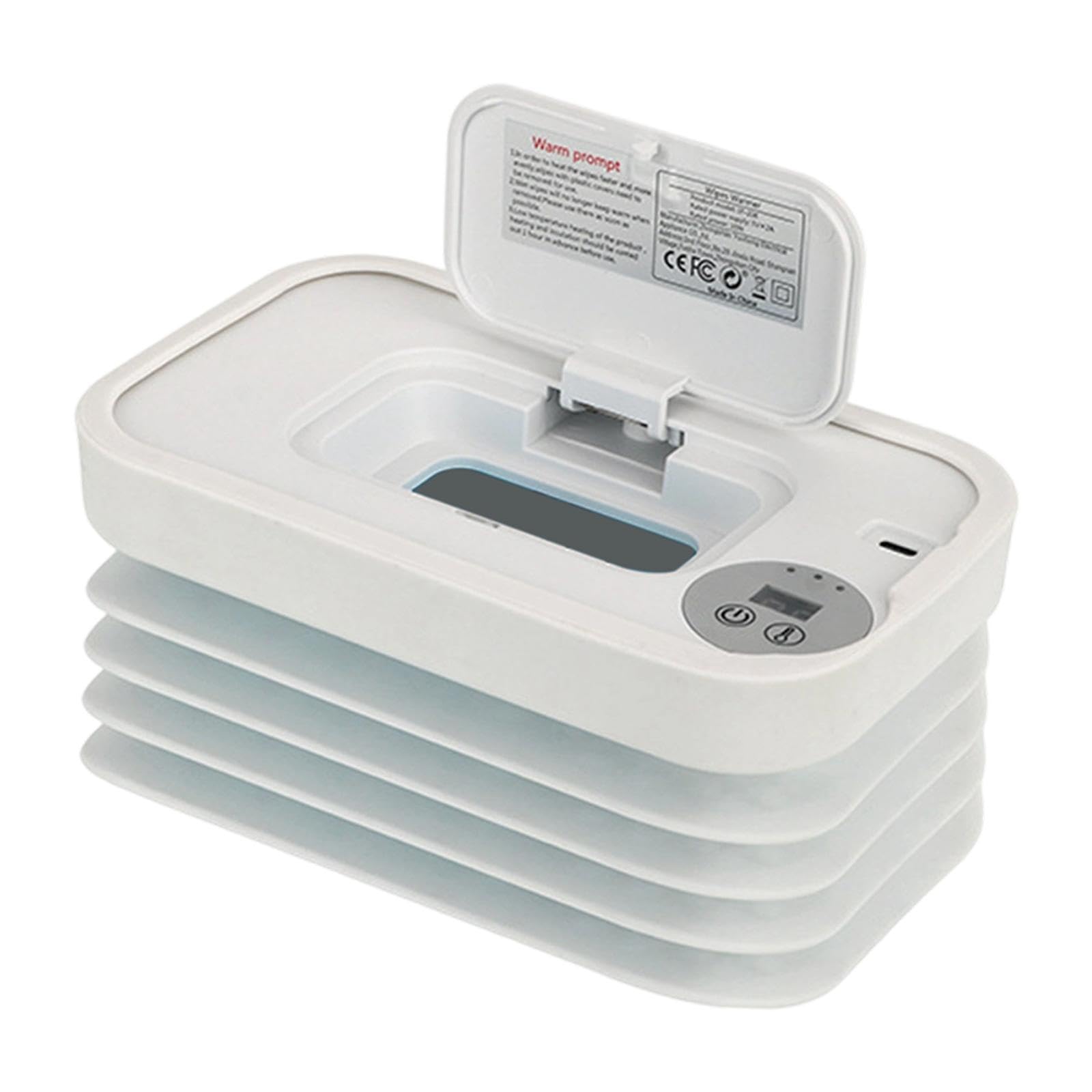 Wipe Warmer and Wet Wipes Dispenser Portable Diaper Wipe Warmer for Home Mom White|Baby|Diapering|Baby Wipe Warmers-image-23