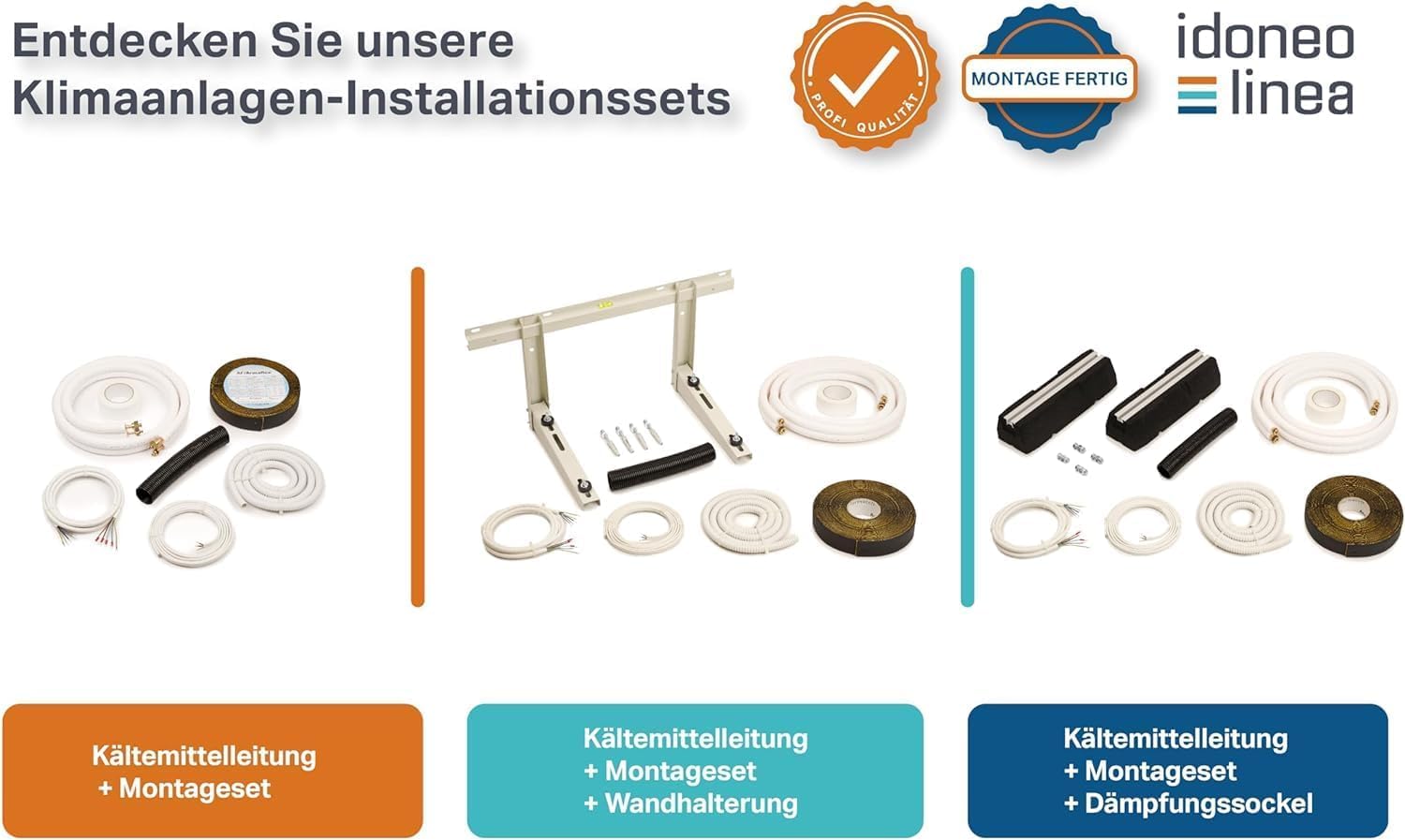 Kondensatschlauch – Klimaschlauch für Klimaanlage | Kondenswasser Schlauch Ø 16 mm, 18 mm, 20 mm, Zuschneidbar, Flexibel – Passend für Split-Klimageräte