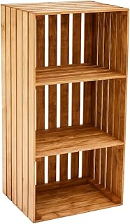 Cherry Stained 3 Tier Turntable Stand