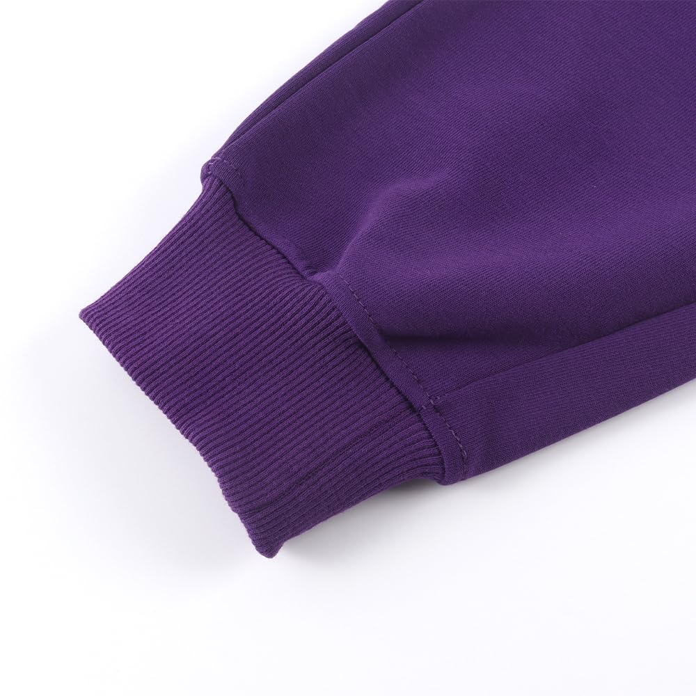 Spring&Gege Pantaloni sportivi sportivi da ragazzo in spugna francese con tasche