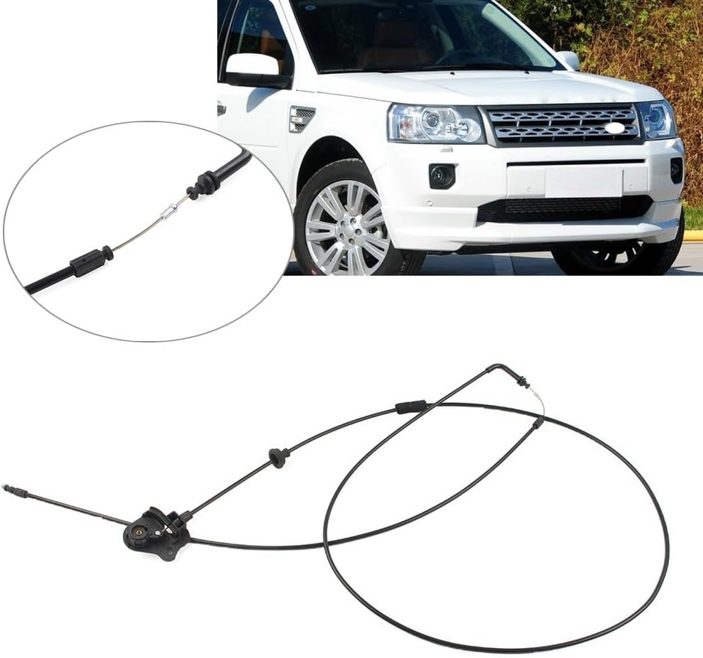 Hood Handle Compatible with Freelander 2 2006-2014 Car Front Hood Release Cable LR006614
