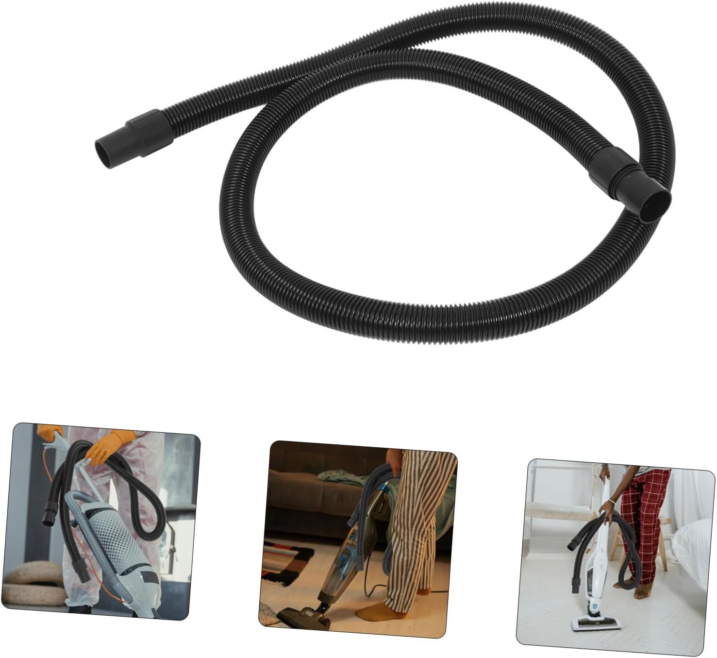 Vacuum Cleaner Extension Hose Eva Flexible Tube for Tight Spaces Accessory for Enhanced Cleaning Reach User Compatible Various Vacuum Models