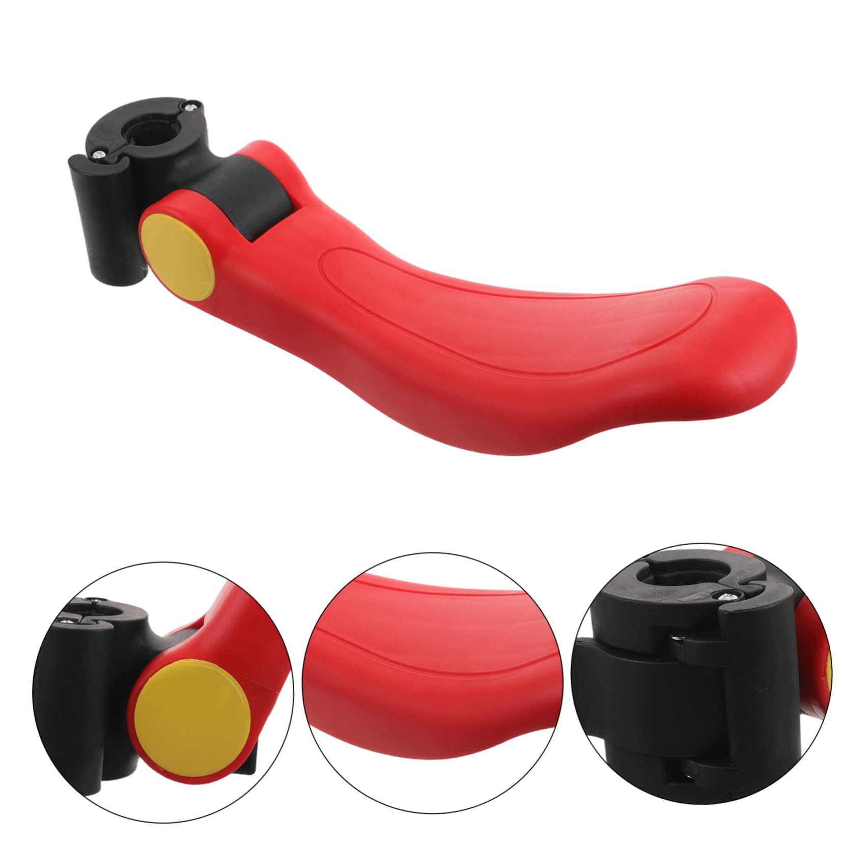 PartyKindom Siège Base Large de Trottinette pour Garçon et Filles Pliable en Plastique Rouge, Hauteur Réglable Confortable et Portable pour Sorties en Extérieur