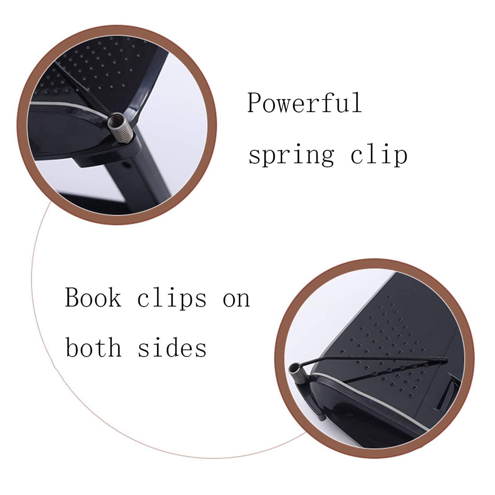 sunyu Plegable Soporte para Laptop - Elevar Protege la Columna Cervical proyector Soporte de enfriamiento - Negro