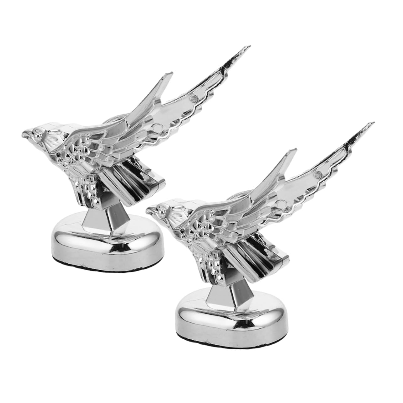 FUNOMOCYA Car Hood Decal Eagle Ornament 3D Metal Goth Decor Unique Automotive Roof Sticker