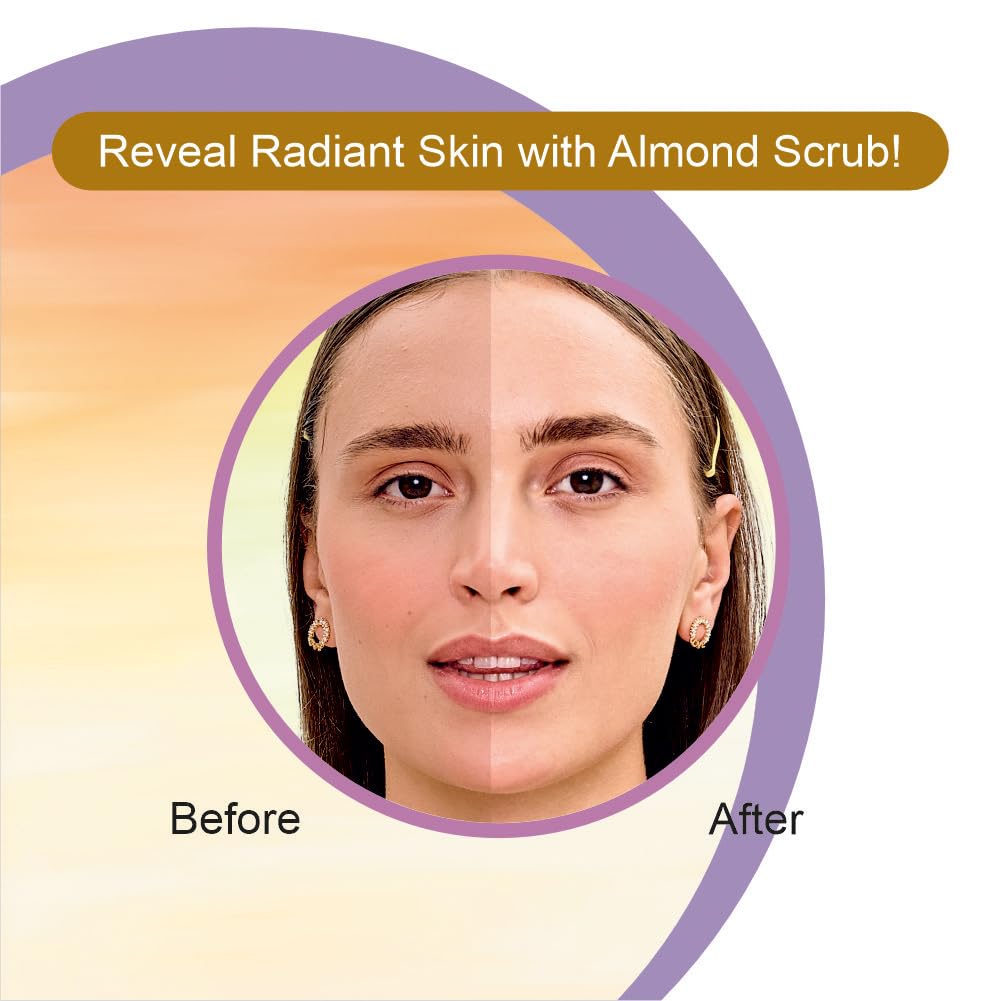 DR.RASHEL Almond Scrub For Face & Body (380 Ml) | All Skin |Cleanser Scrub For Deep Exfoliation | Dead Skin Remover | Tan Removal | Blackhead Remover - Image 8 thumbnail