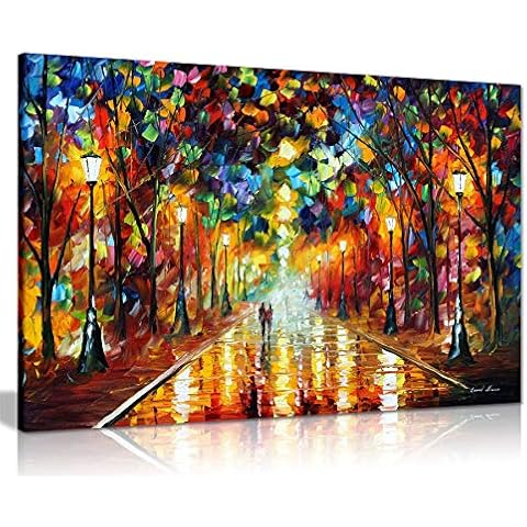 Farewell to Anger by Leonid Afremov Canvas Wall Art Picture Print for Home Decor (24x16) Cover