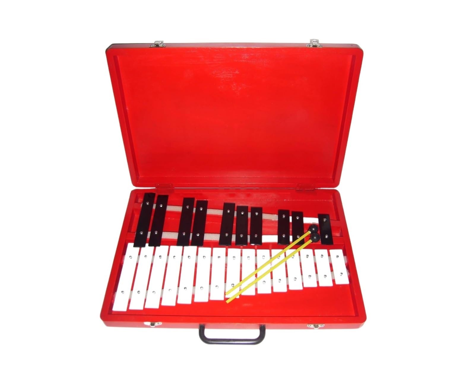 xilofono ​Legno Strumento A Percussione Xilofono Strumento A Percussione Carillon con Piastra in Alluminio A 25 Toni Adatto A Studenti Principianti