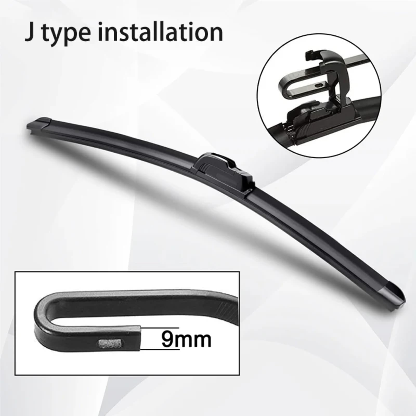 Limpiaparabrisas Juego Limpiaparabrisas Delanteros Coche Para Hyundai Para Tucson JM 2004 2005 2006 2007 2008 2009 24"16" Reemplazo Sin Hueso En Forma De U