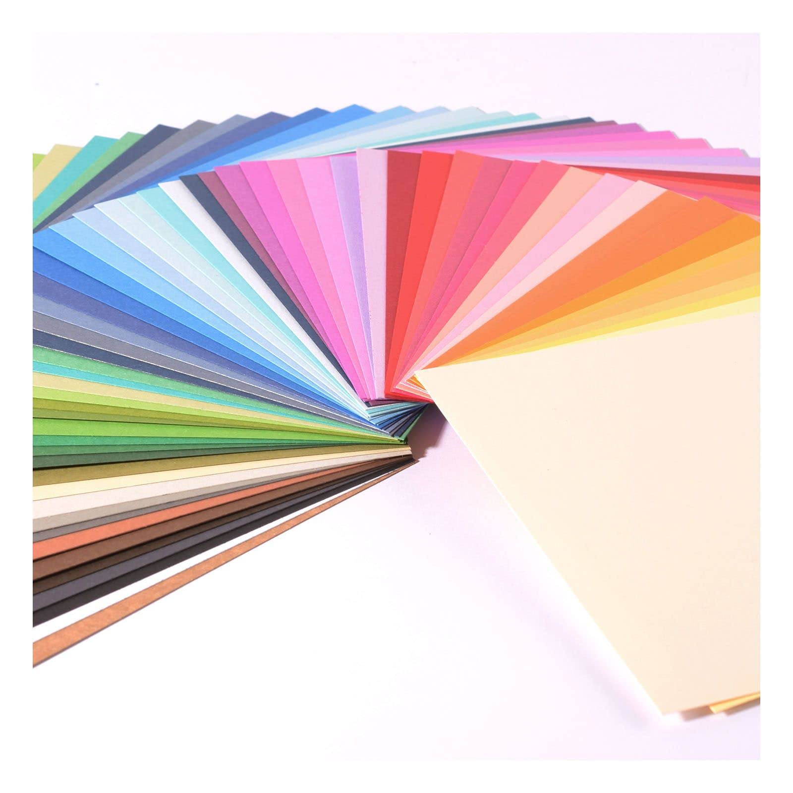 Florence Cardstock Smooth Multicoloured, Coloured Card Making Supplies 6 x 6 inch, Assorti, 60 Sheets - Image 2