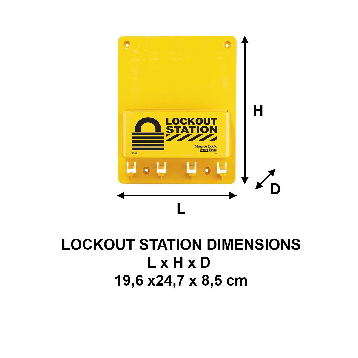 Master Lock Compact lockout Center, vuoto