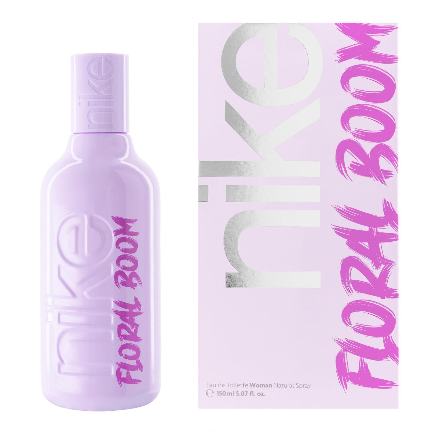 NIKE - Floral Boom, Colonia Mujer, 150 ml, Perfume Formato Spray, Eau de Toilette Natural y Femenina, Aroma Almizclado Floral, Fragancia Dulce, Intensa y de Larga Duración