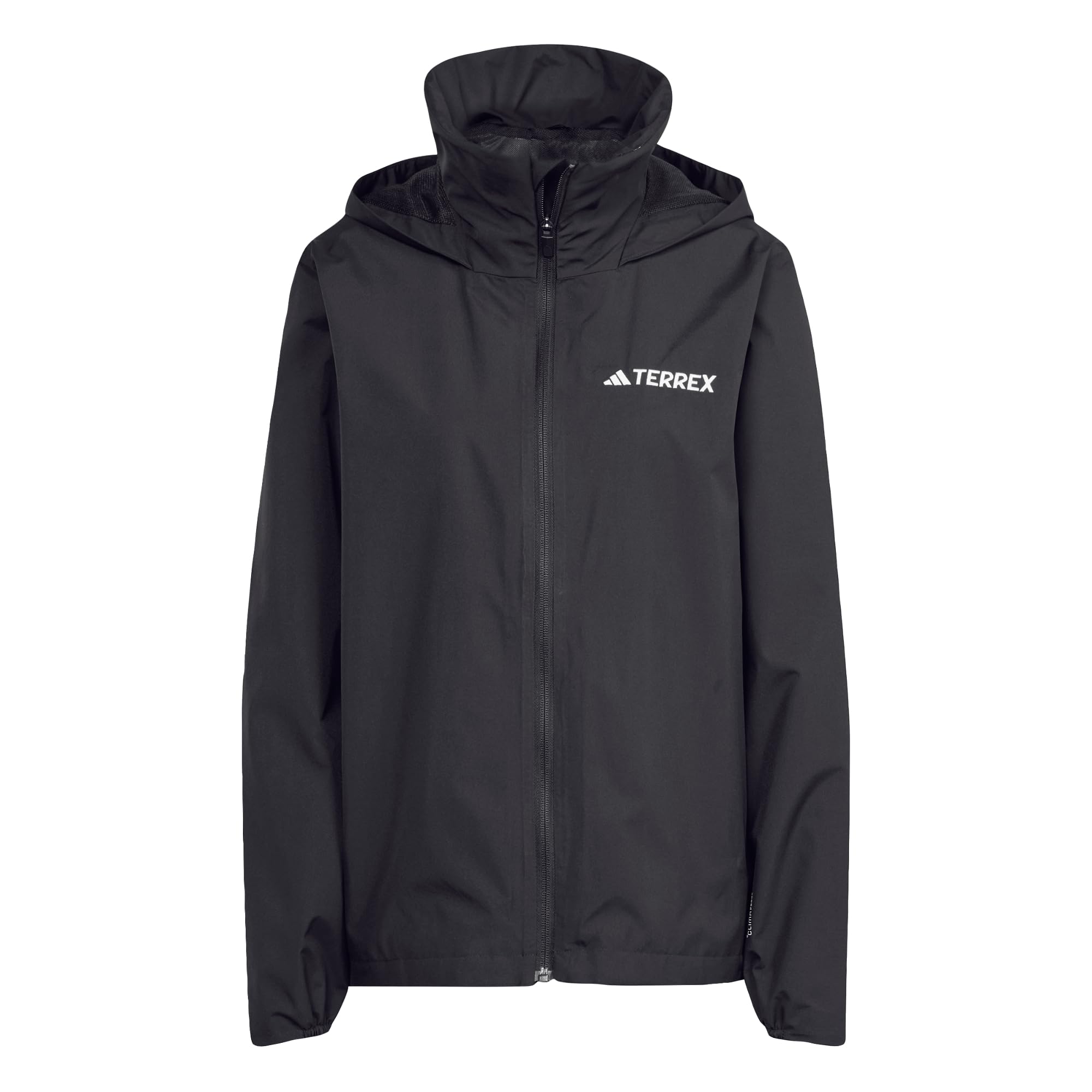adidas Women's Terrex Multi Essentials 2 Layer Rain Jacket, black, L