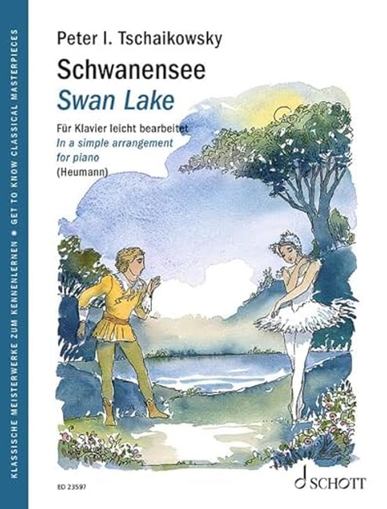 Swan Lake - In a simple arrangement for piano. op. 20 - Piano sheet music - Schott Music (ED 23597) (Get to Know Classical Masterpieces)